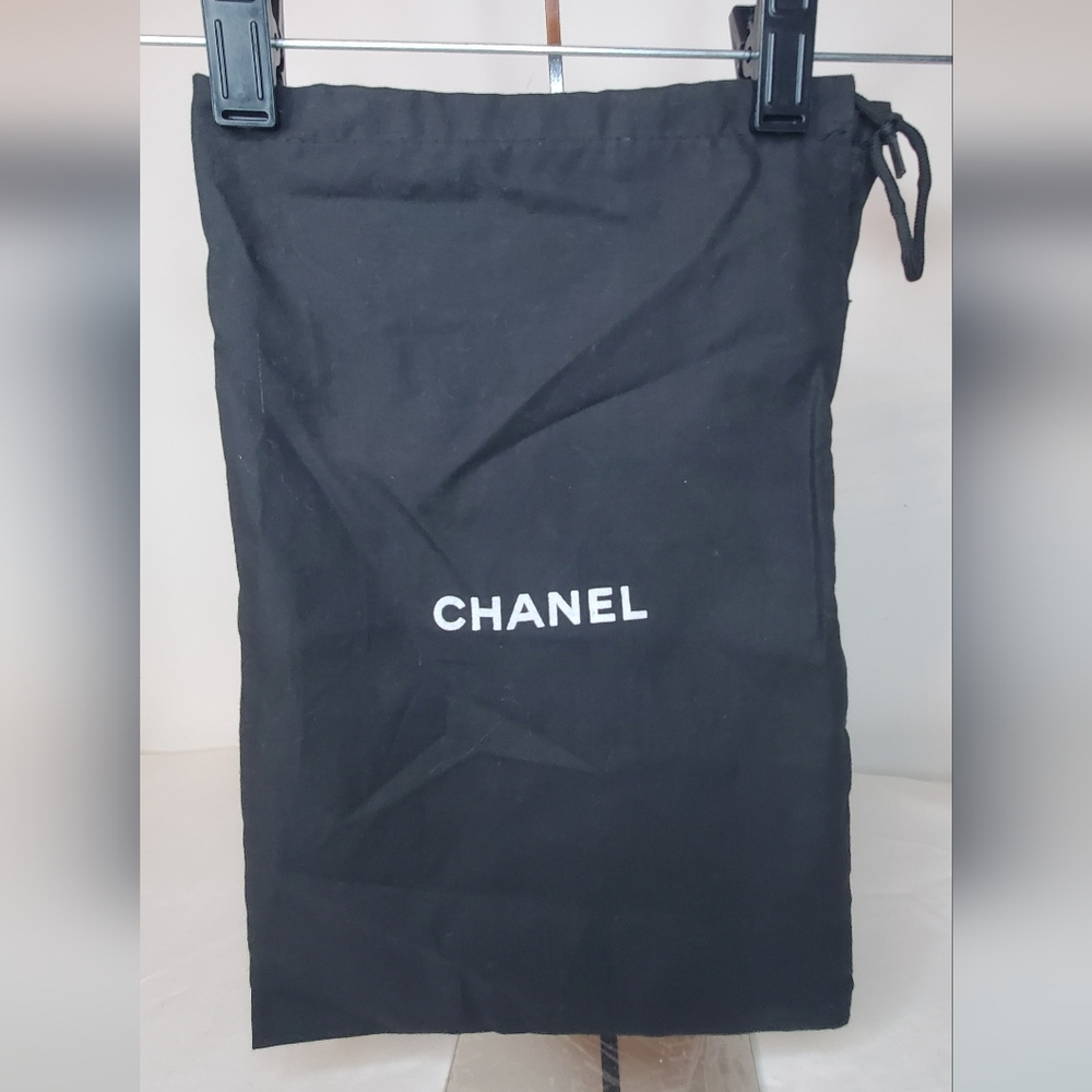 Chanel Black Dust Bag - Cotton - 9"x13"